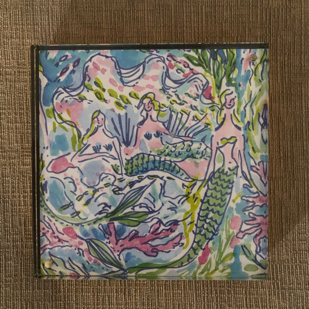 Lily Pulitzer glass photo frame